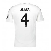 Real Madrid David Alaba #4 Fußballbekleidung Heimtrikot 2024-25 Kurzarm